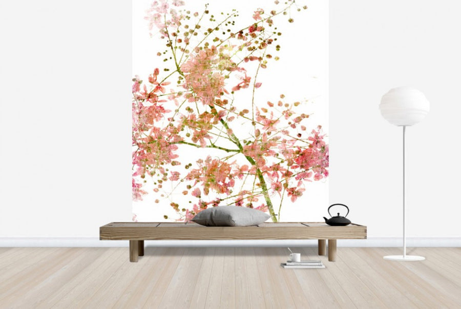 PHOTOWALL / Pink Flower Blossom (e40104)