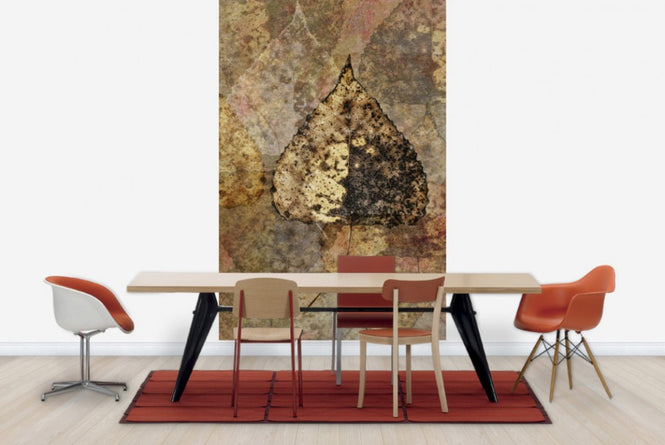 PHOTOWALL / Fallen Birch Leaf Pattern (e23721)