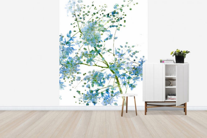 PHOTOWALL / Blue Flower Blossom (e40172)