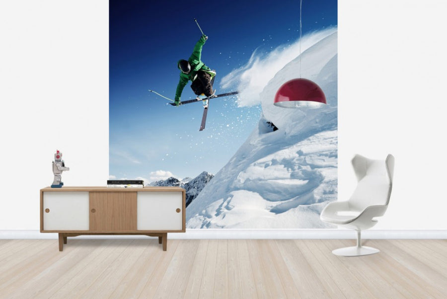 PHOTOWALL / Jumping Skier (e40137)