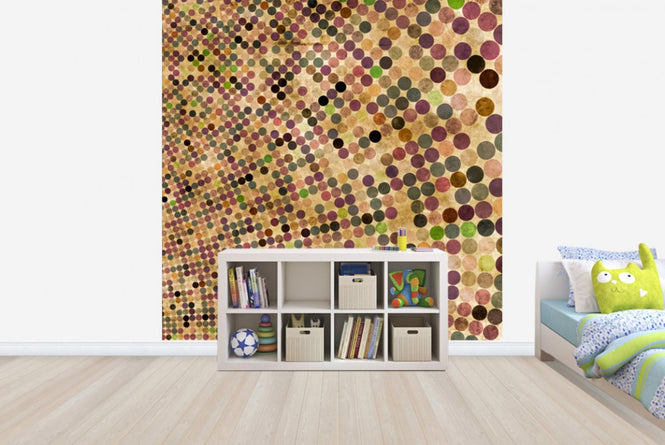 PHOTOWALL / Dotted Curved Lines (e40193)