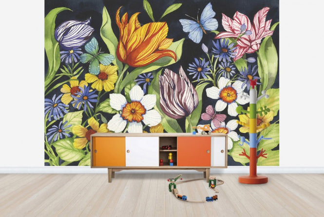 PHOTOWALL / Floral Noir (e23860)