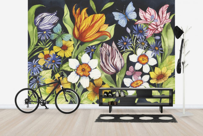 PHOTOWALL / Floral Noir (e23860)