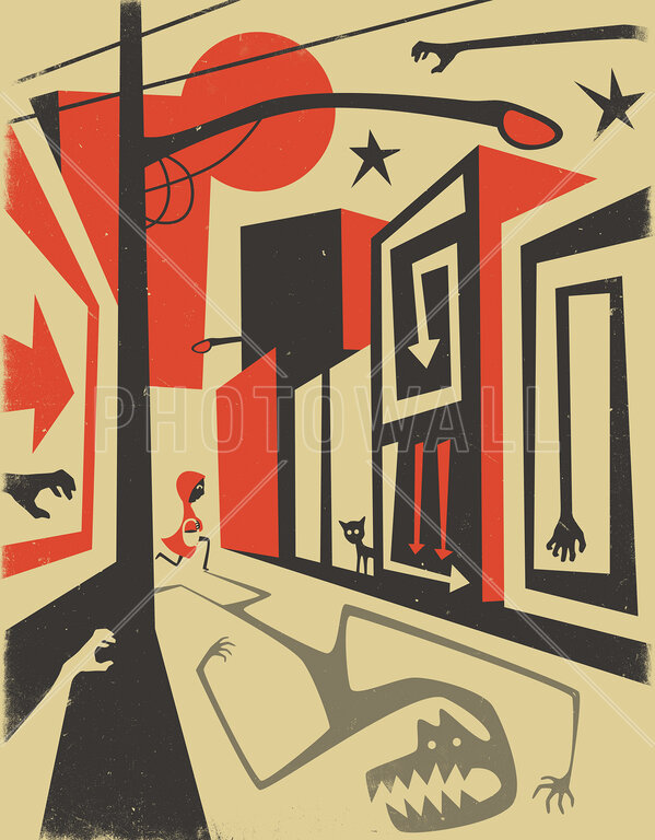 PHOTOWALL / Red Riding Hood (e23909)