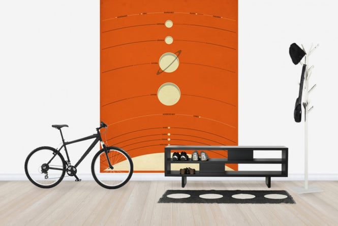 PHOTOWALL / Solar System - Orange (e23911)