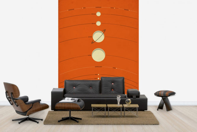 PHOTOWALL / Solar System - Orange (e23911)