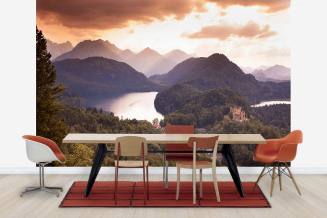 PHOTOWALL / View at Neuschwanstine (e23895)
