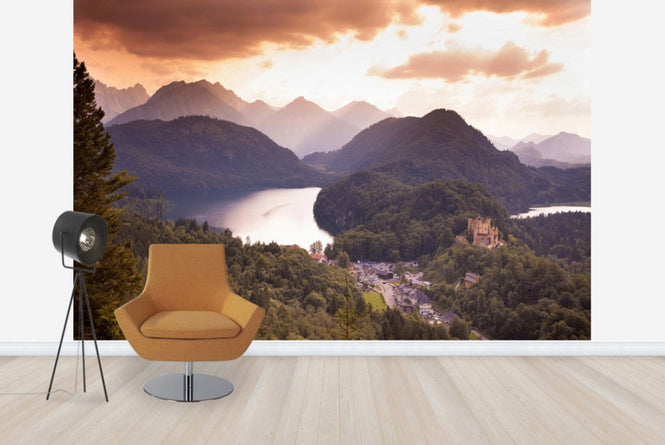 PHOTOWALL / View at Neuschwanstine (e23895)