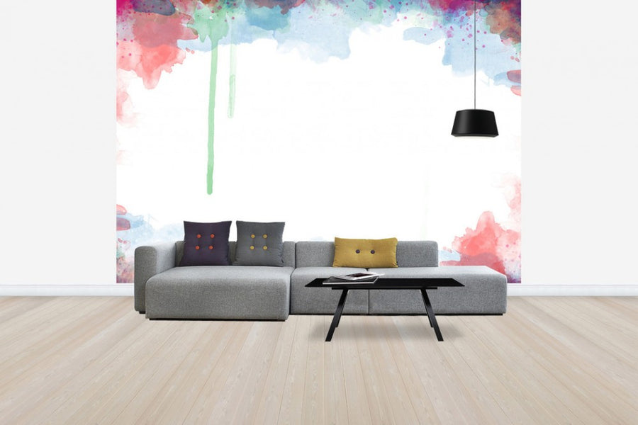 PHOTOWALL / Abstract Watercolor Frame (e23941)