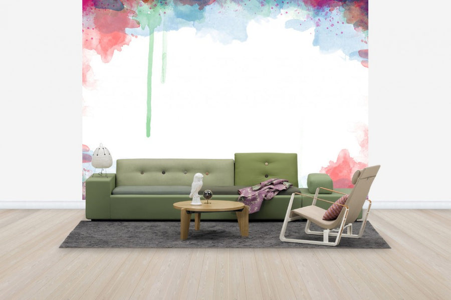 PHOTOWALL / Abstract Watercolor Frame (e23941)