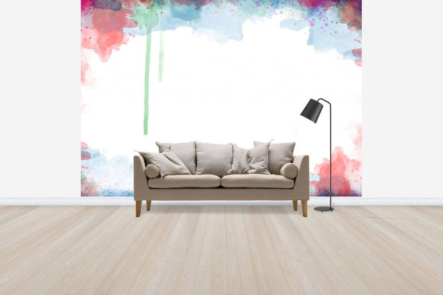 PHOTOWALL / Abstract Watercolor Frame (e23941)