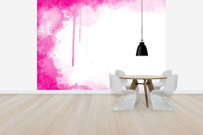 PHOTOWALL / Fuchsia Watercolor (e23944)