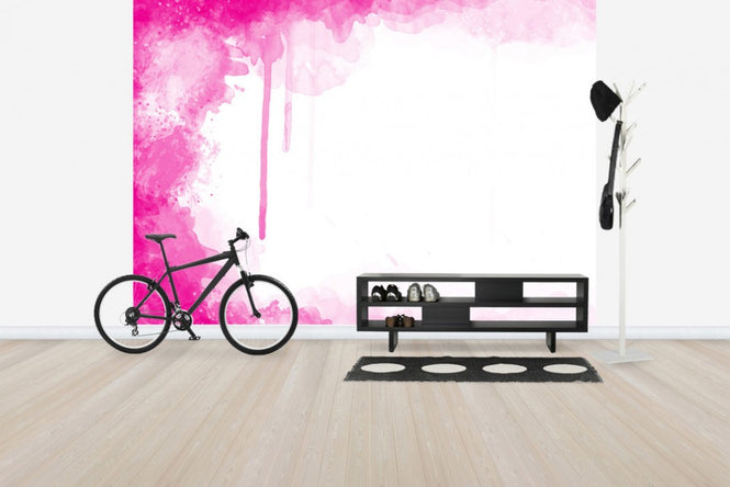 PHOTOWALL / Fuchsia Watercolor (e23944)