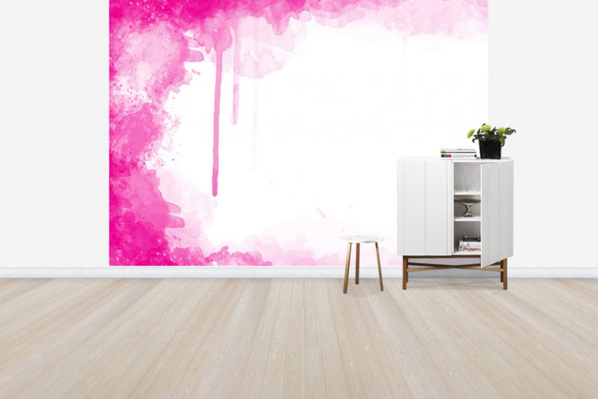 PHOTOWALL / Fuchsia Watercolor (e23944)