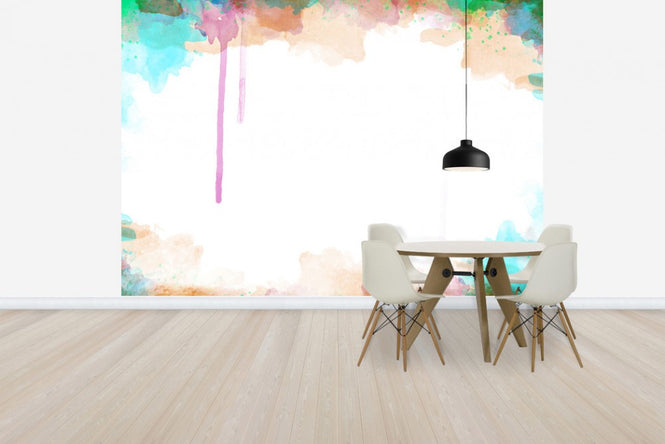 PHOTOWALL / Soft Watercolor Frame (e23948)