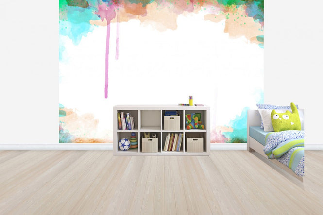 PHOTOWALL / Soft Watercolor Frame (e23948)