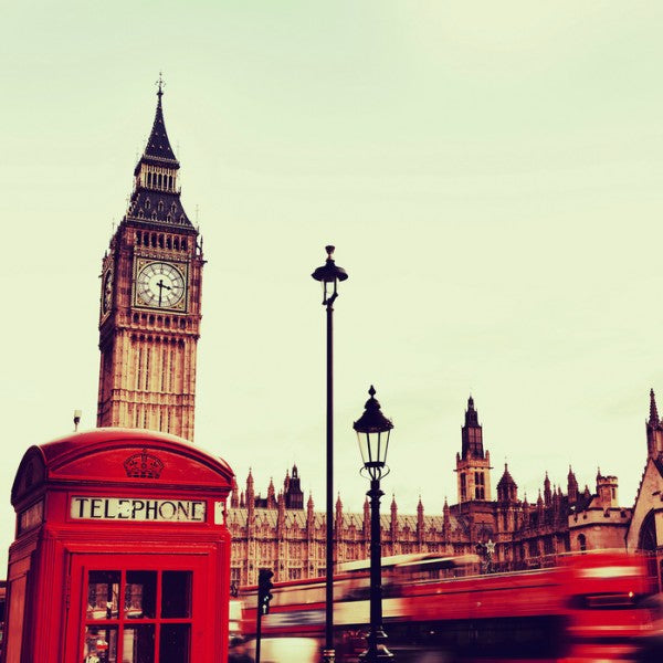 PHOTOWALL / Telephone Booth and Big Ben (e23962)