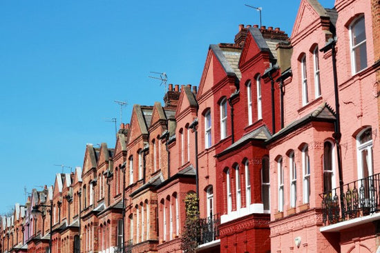 PHOTOWALL / Coral-Colored Houses in London (e24152)