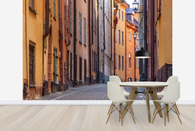 PHOTOWALL / Street in Stockholm Old Town (e24169)