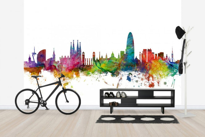 PHOTOWALL / Barcelona Skyline (e24174)