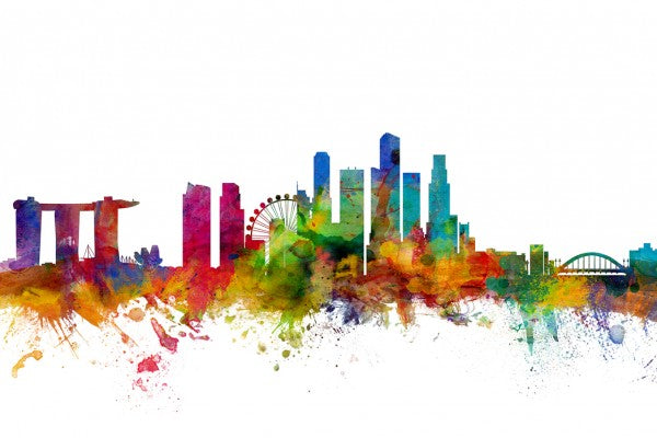 PHOTOWALL / Singapore Skyline (e24189)