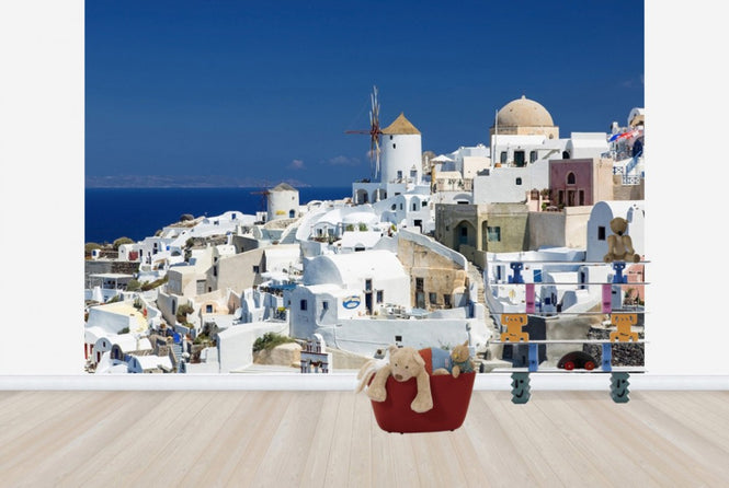 PHOTOWALL / White Houses and Azure Blue Sea (e24198)