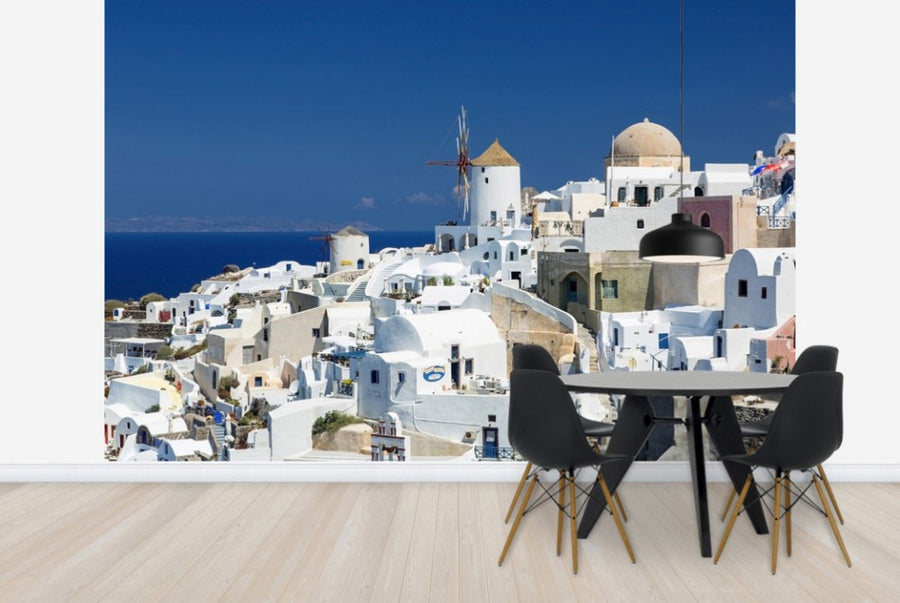 PHOTOWALL / White Houses and Azure Blue Sea (e24198)