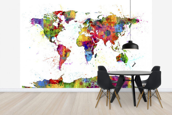 PHOTOWALL / Paint Splashes Map 2 (e24211)