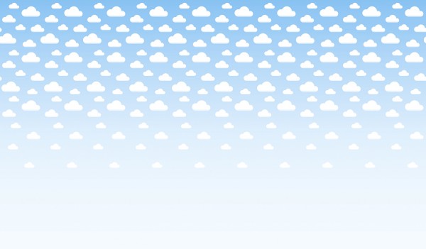 PHOTOWALL / Cumulus - Blue (e24381)