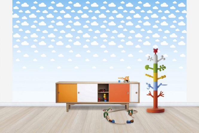 PHOTOWALL / Cumulus - Blue (e24381)