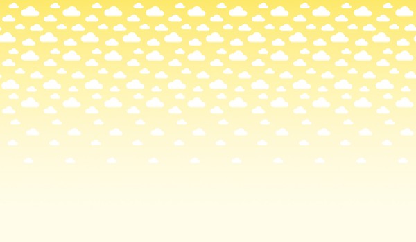 PHOTOWALL / Cumulus - Yellow (e24383)