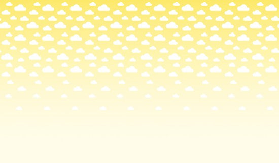 PHOTOWALL / Cumulus - Yellow (e24383)