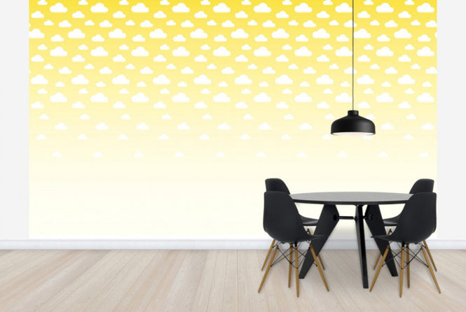 PHOTOWALL / Cumulus - Yellow (e24383)