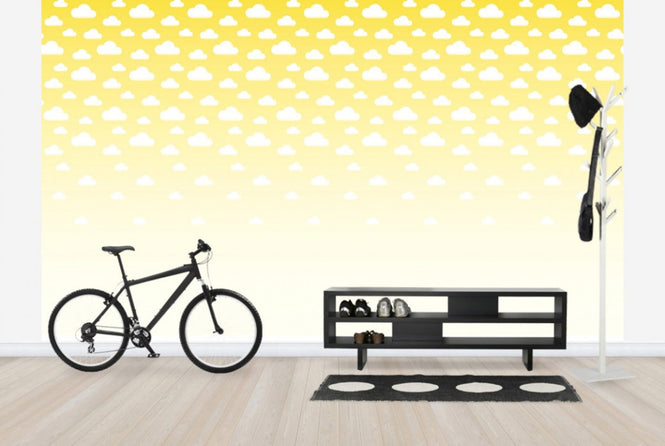 PHOTOWALL / Cumulus - Yellow (e24383)