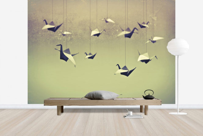 PHOTOWALL / Origami Birds (e24410)