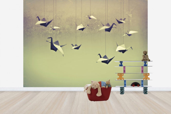 PHOTOWALL / Origami Birds (e24410)