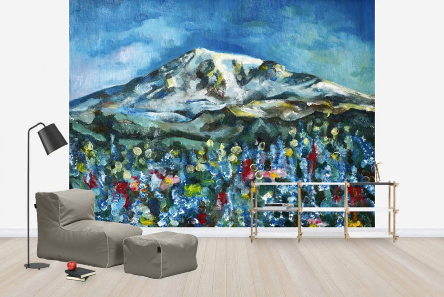 PHOTOWALL / Mount Rainier Oil Painting (e24416)