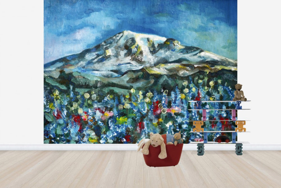 PHOTOWALL / Mount Rainier Oil Painting (e24416)