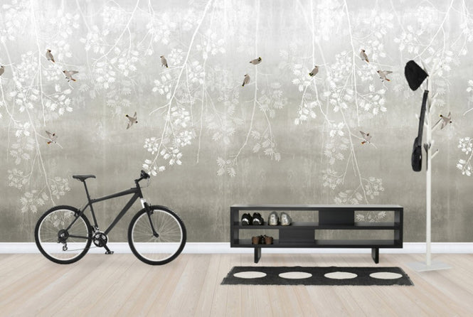 PHOTOWALL / Bohemian Birds - Beige (e24467)