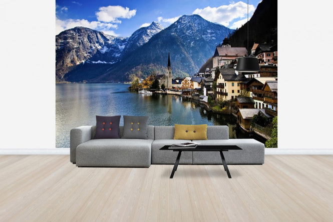 PHOTOWALL / Small Austrian Mountain Village (e24488)