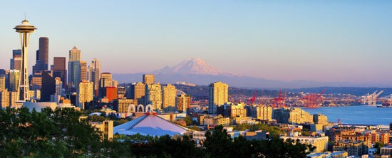 PHOTOWALL / Seattle and Mount Rainier (e24525)