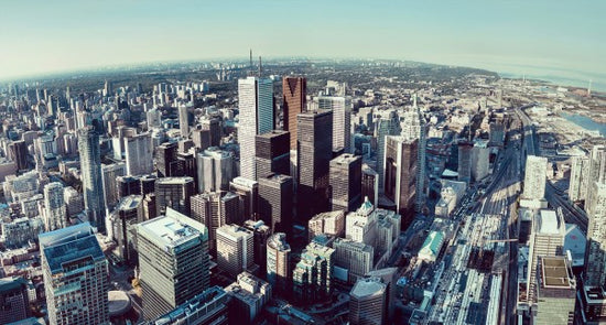 PHOTOWALL / Aerial View of Downtown Toronto (e24527)