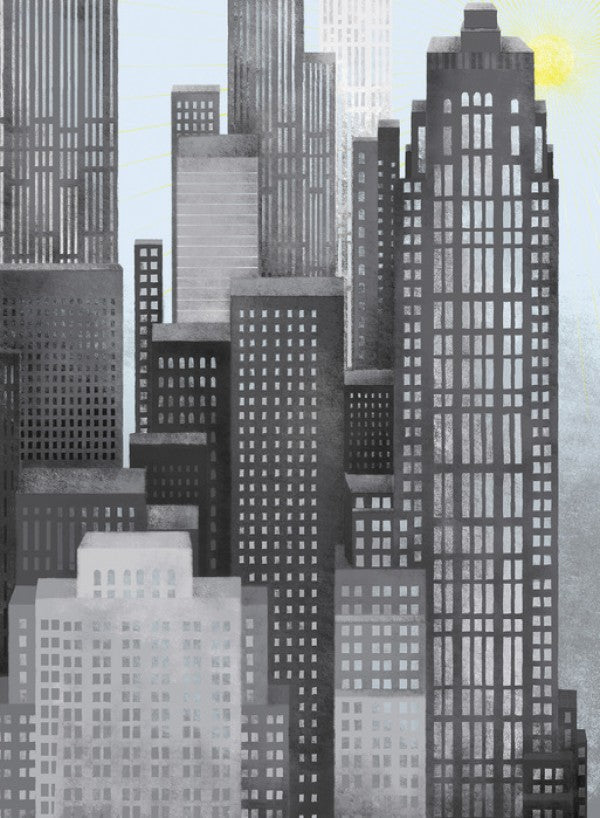 PHOTOWALL / Sun and Skyscrapers (e24545)