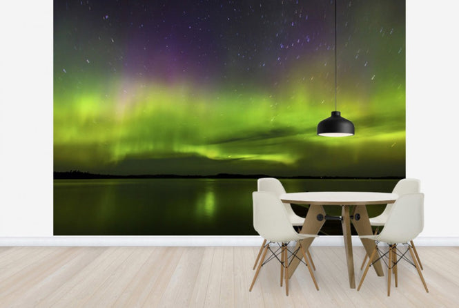 PHOTOWALL / Aurora Borealis over Burntside Lake (e24579)