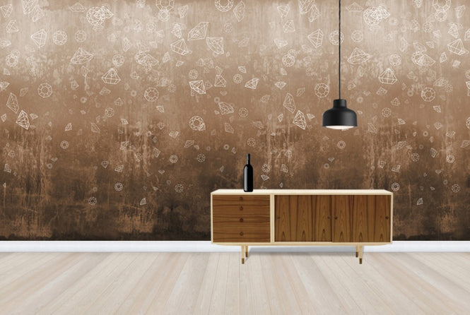 PHOTOWALL / Lost Diamonds - Copper (e24658)