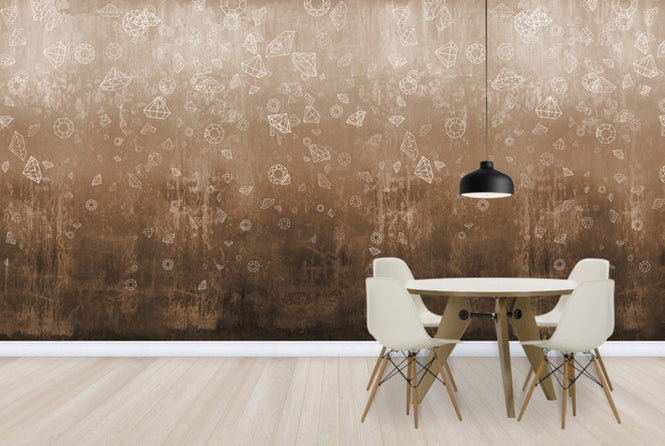 PHOTOWALL / Lost Diamonds - Copper (e24658)