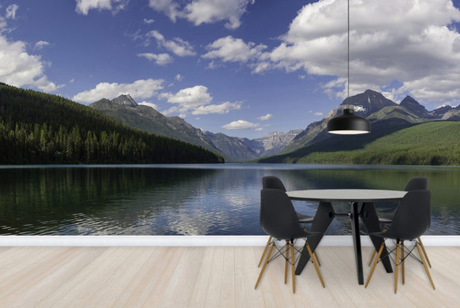 PHOTOWALL / Bowman Lake Panorama (e24680)