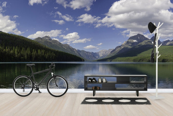 PHOTOWALL / Bowman Lake Panorama (e24680)