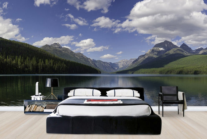 PHOTOWALL / Bowman Lake Panorama (e24680)