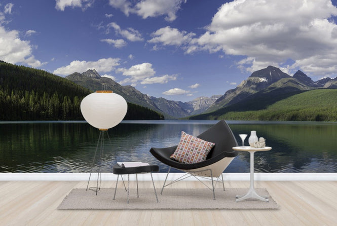 PHOTOWALL / Bowman Lake Panorama (e24680)